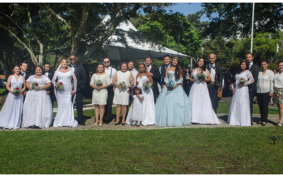 Cementerio del Grupo Cortel fue escenario de matrimonio colectivo, inédito en Brasil